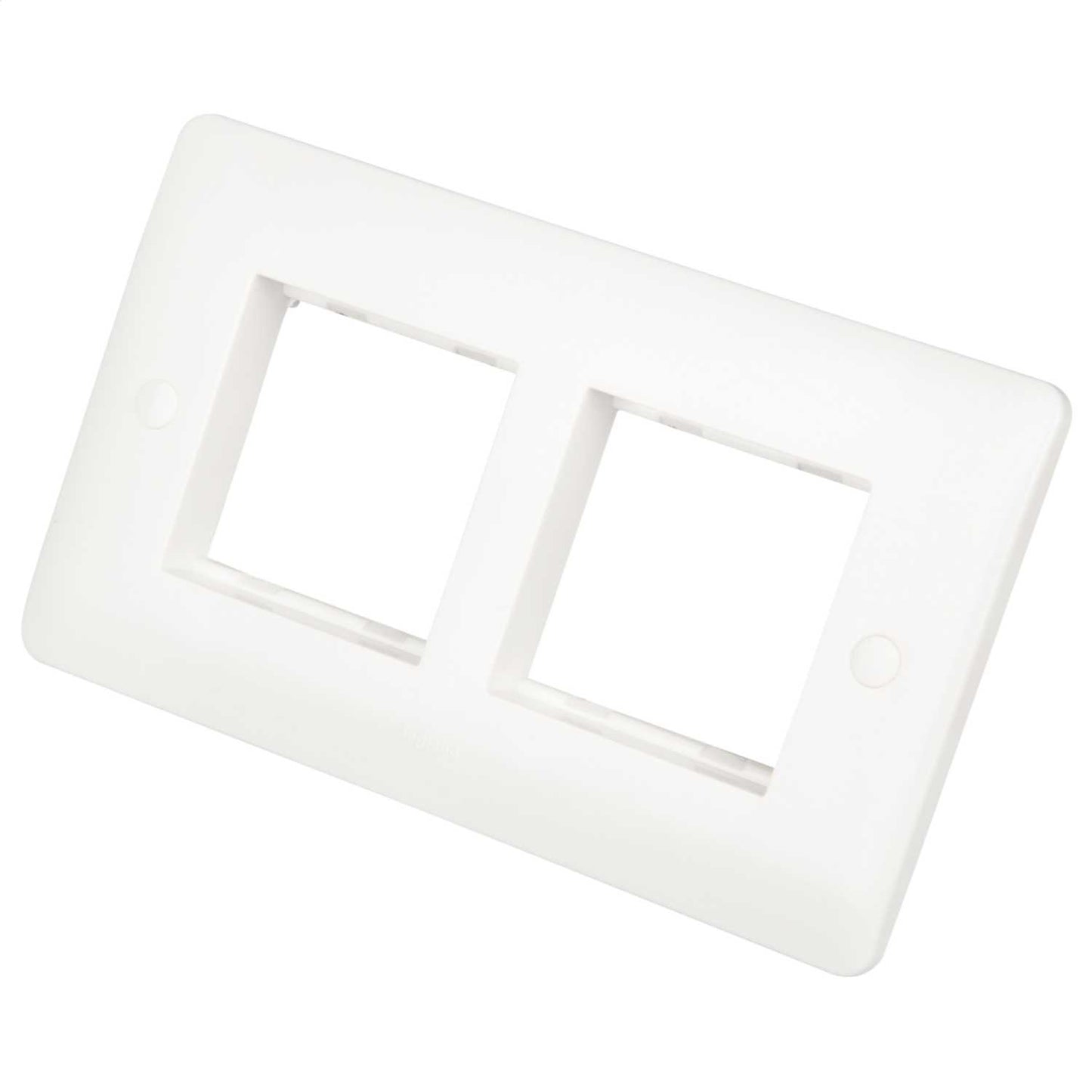 Legrand 2 Gang 4 Module Arteor Front Plate White