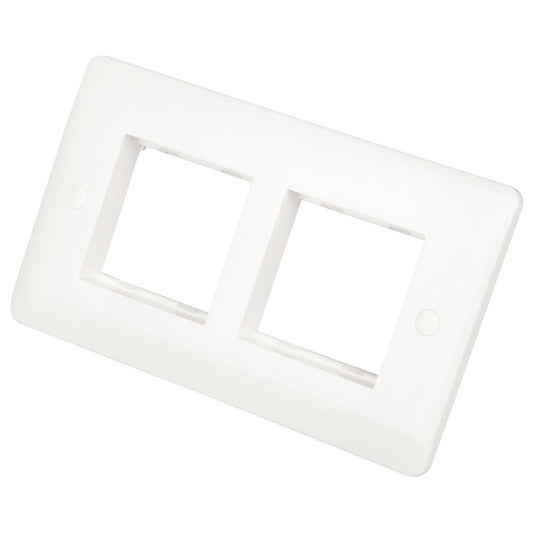Legrand 2 Gang 4 Module Arteor Front Plate White