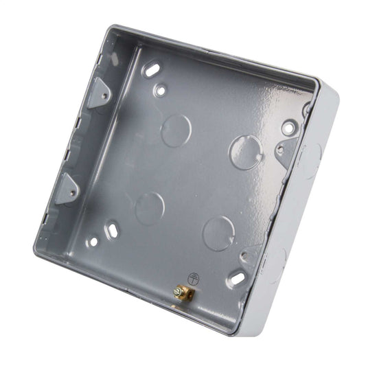 Legrand 6 and 8 Gang Surface Mounting Metal Back Box with Knockouts