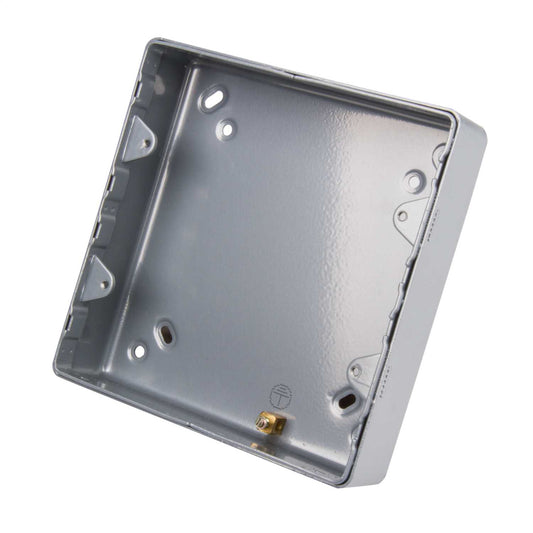 Legrand 6 and 8 Gang Surface Mounting Metal Back Box without Knockouts