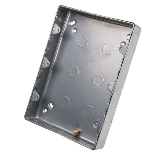 Legrand 9 and 12 Gang Surface Mounting Metal Back Box with Knockouts