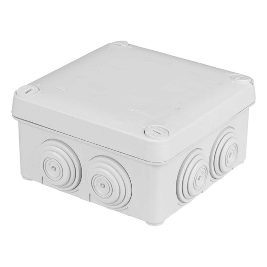 Legrand 105mm x 105mm x 55mm PVC Adaptable Box Grey IP55