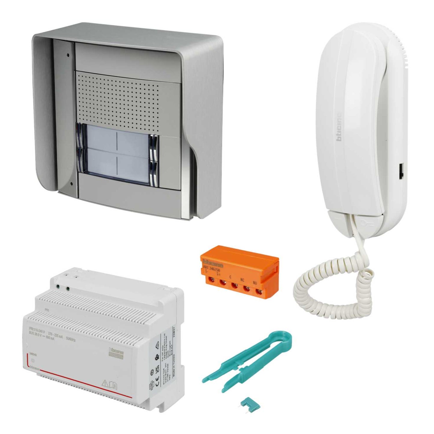 Bticino Legrand 4 Way 2 Wire Audio Door Entry Kit