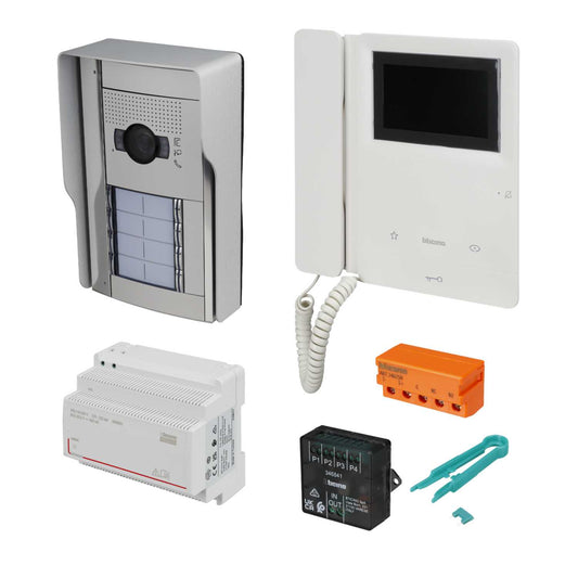Bticino Legrand 8 Way 2 Wire Video Door Entry Kit