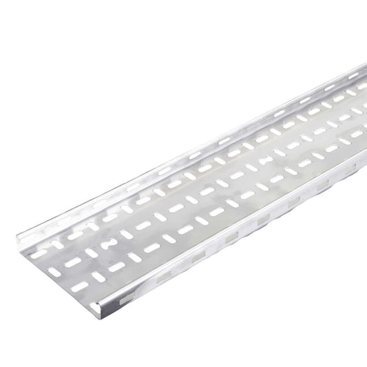 Legrand Swifts 150mm Stainless Steel Return Flange Medium Duty Cable Tray 25mm Deep (3m Length)