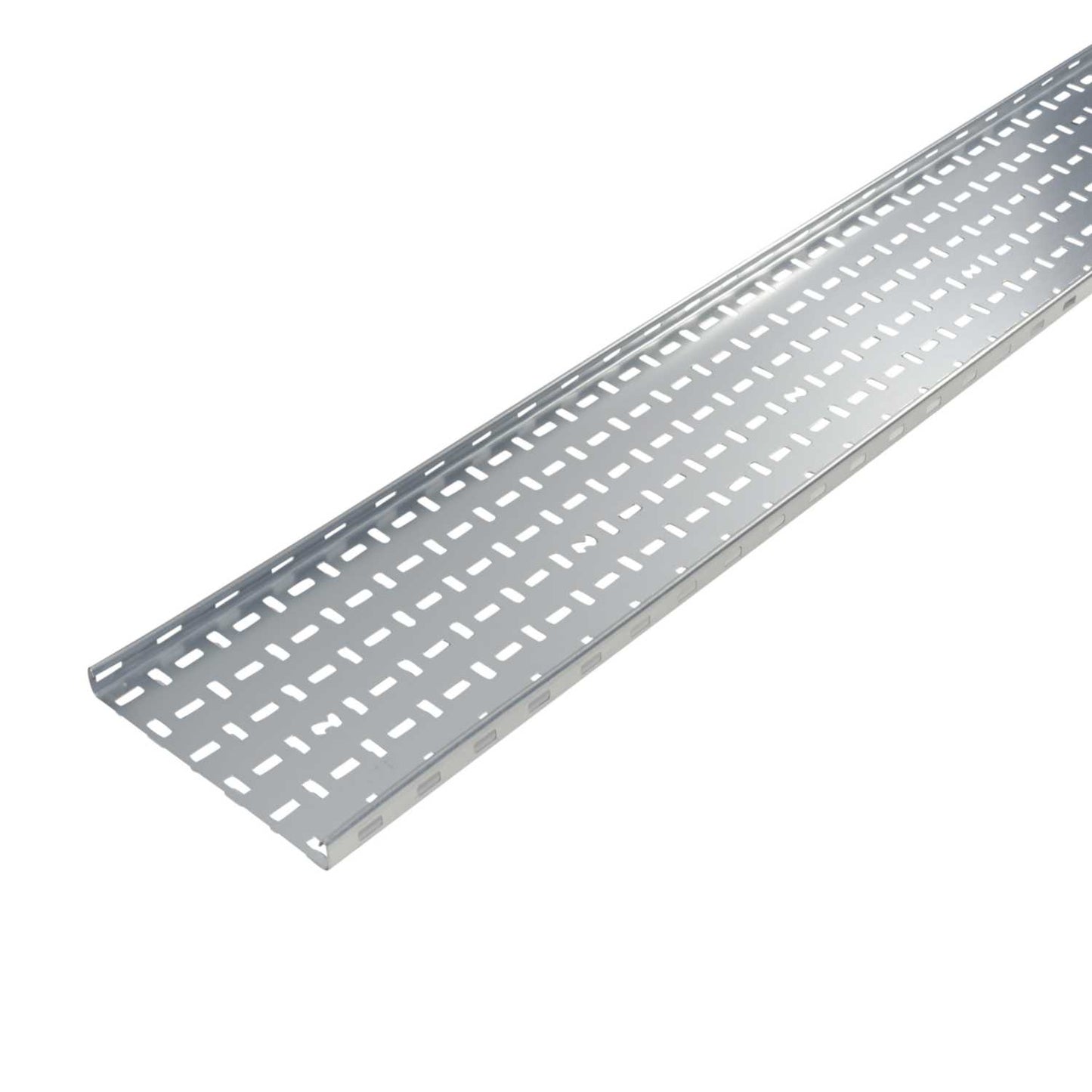 Legrand Swifts 225mm Zinc Magnesium Return Flange Medium Duty Cable Tray 25mm Deep (3m Length)