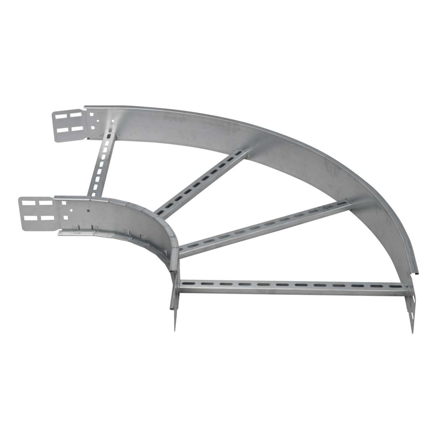 600mm Pre-Galv 90º Flat Bend for Heavy Duty Cable Ladder (Sold in 1's)