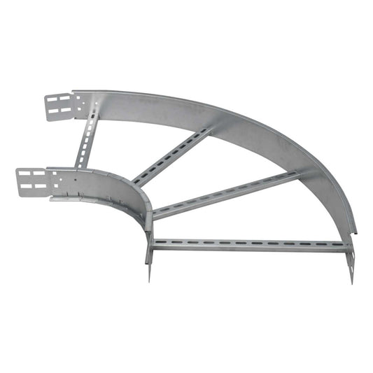 600mm Pre-Galv 90º Flat Bend for Heavy Duty Cable Ladder (Sold in 1's)