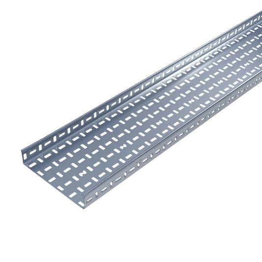 Legrand Swifts 225mm Zinc Magnesium Return Flange Heavy Duty Cable Tray (3m Length)