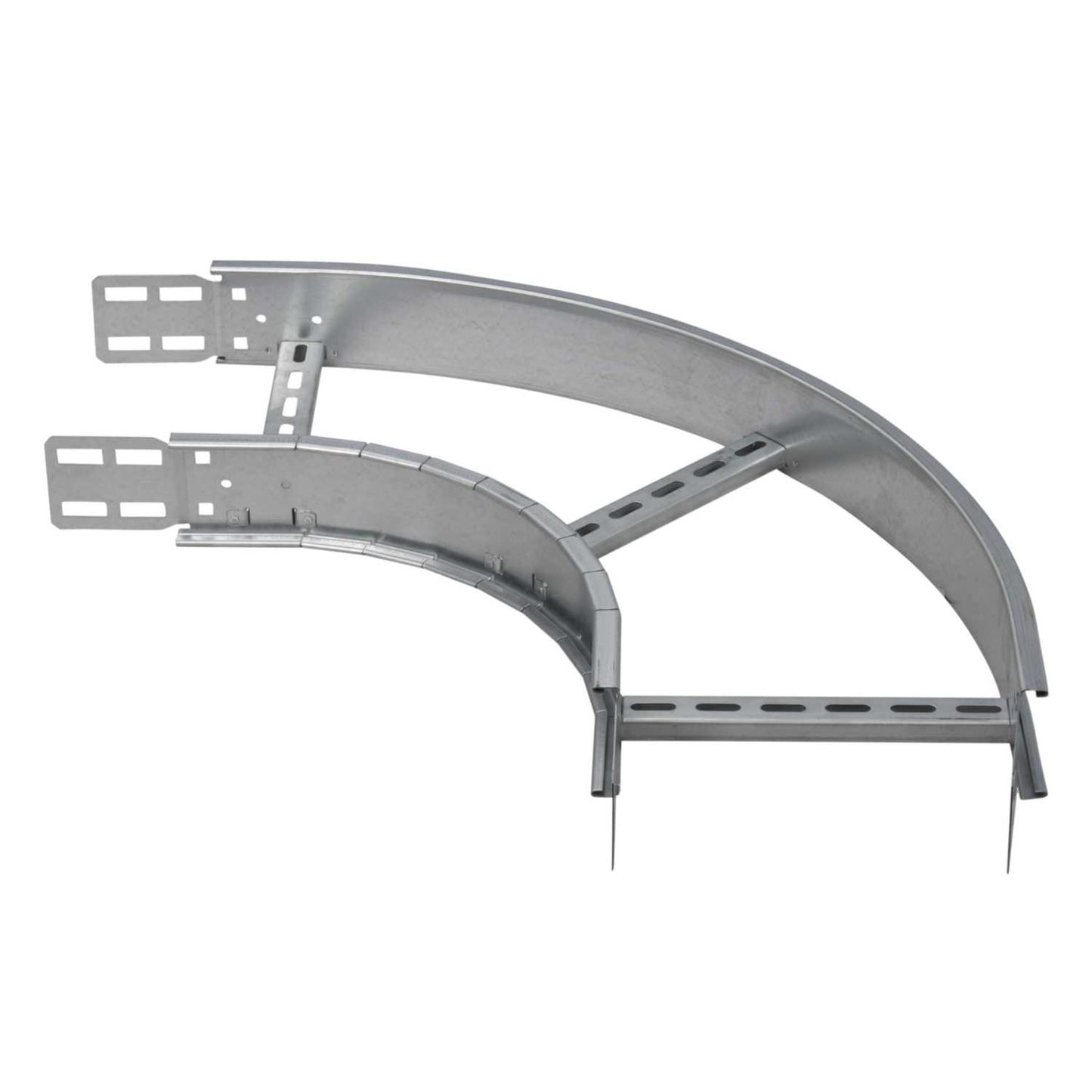 300mm Pre-Galv 90º Flat Bend for Medium Duty Cable Ladder (Sold in 1's)