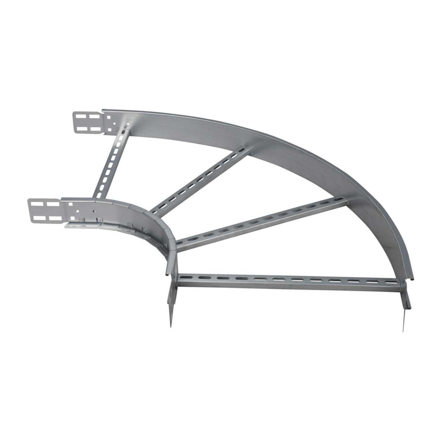 600mm Pre-Galv 90º Flat Bend for Medium Duty Cable Ladder (Sold in 1's)