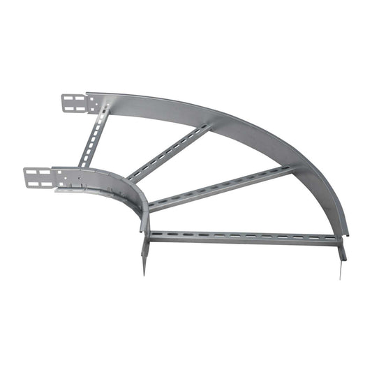 600mm Pre-Galv 90º Flat Bend for Medium Duty Cable Ladder (Sold in 1's)