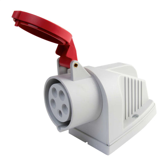 Lewden 16A 3P+N+E 400V Wall Mounted Socket IP44
