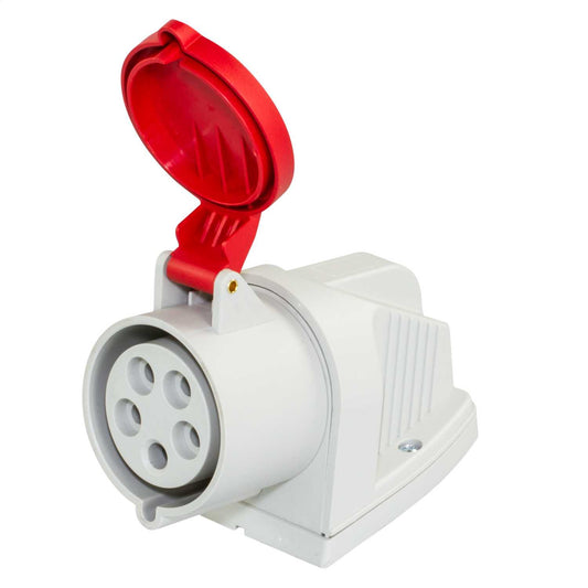 Lewden 32A 3P+N+E 400V Wall Mounted Socket IP44