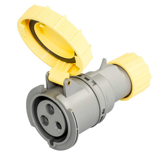 Lewden 32A 2P+E 110V Coupler IP67