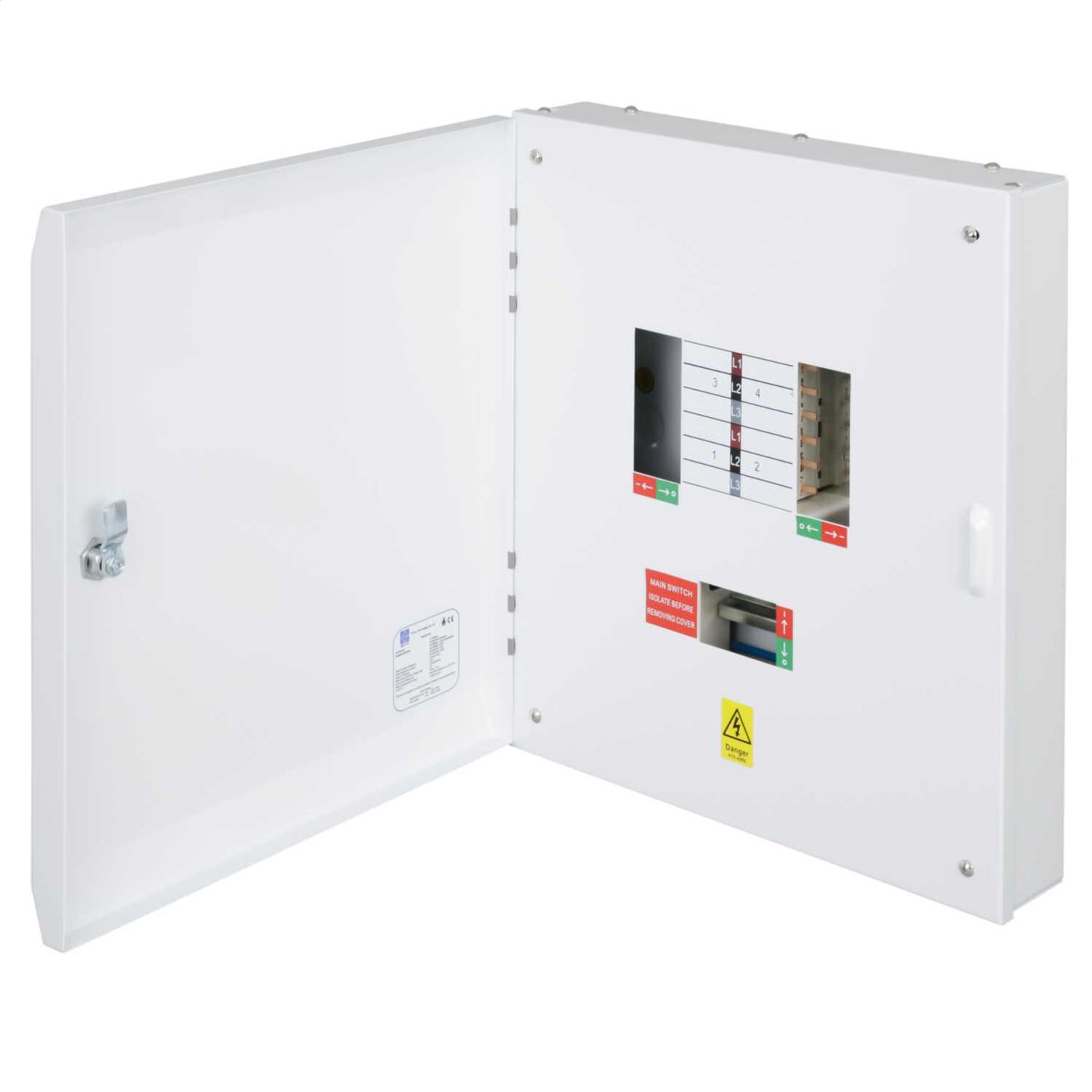 Lewden 4 Way 125A TP+N Type B Distribution Board without Incomer