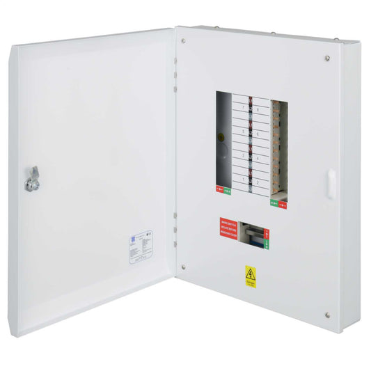 Lewden 8 Way 125A TP+N Type B Distribution Board without Incomer