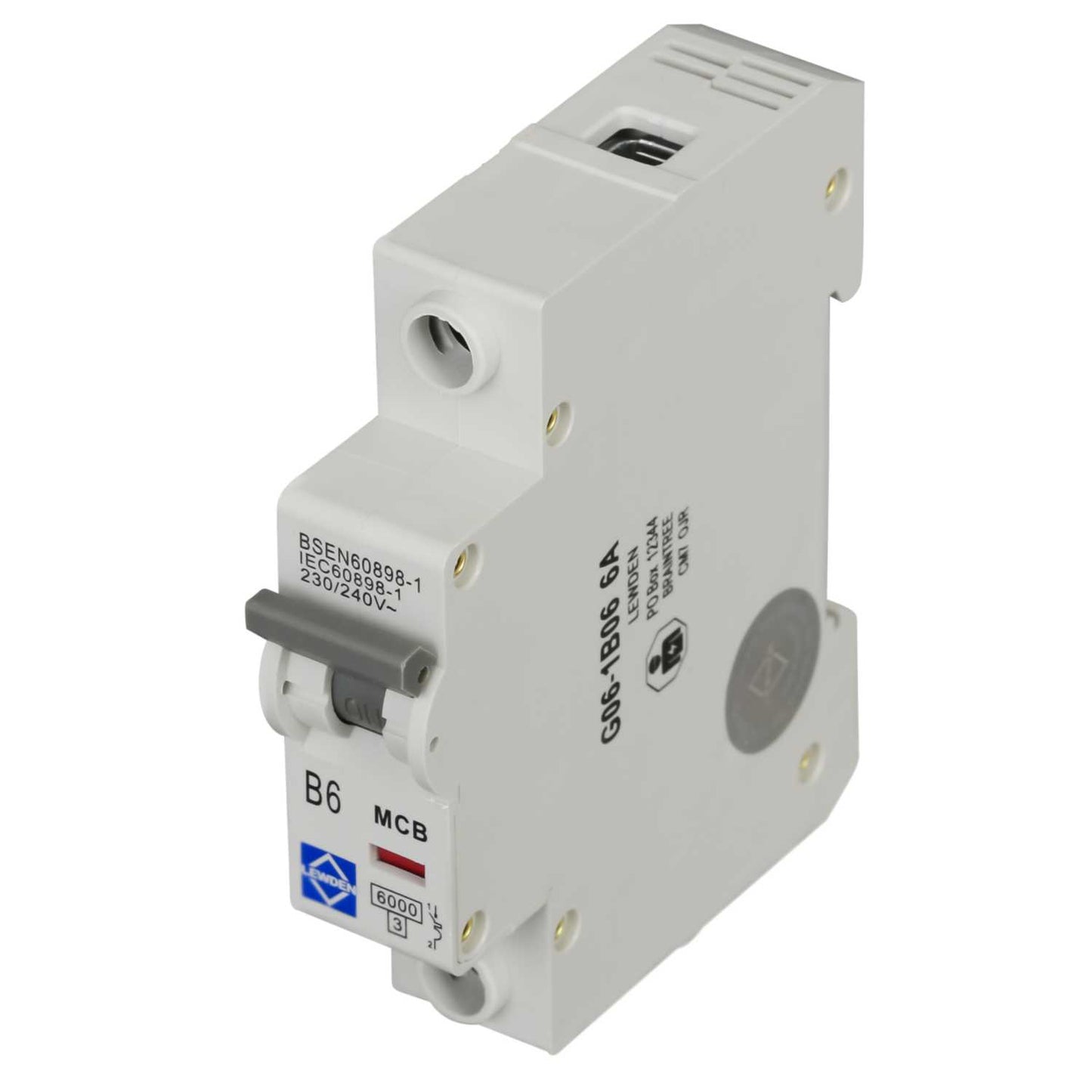 Lewden 6A Single Pole 6kA B Curve MCB
