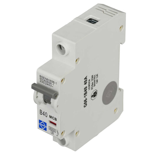Lewden 40A Single Pole 6kA B Curve MCB