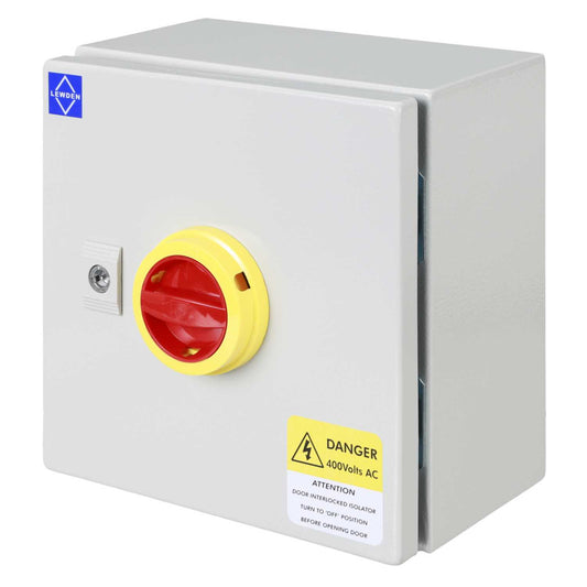 Lewden 32A TP+N Metal Isolator Switch Disconnector
