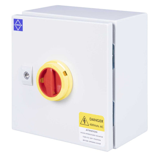 Lewden 63A TP+N Metal Isolator Switch Disconnector