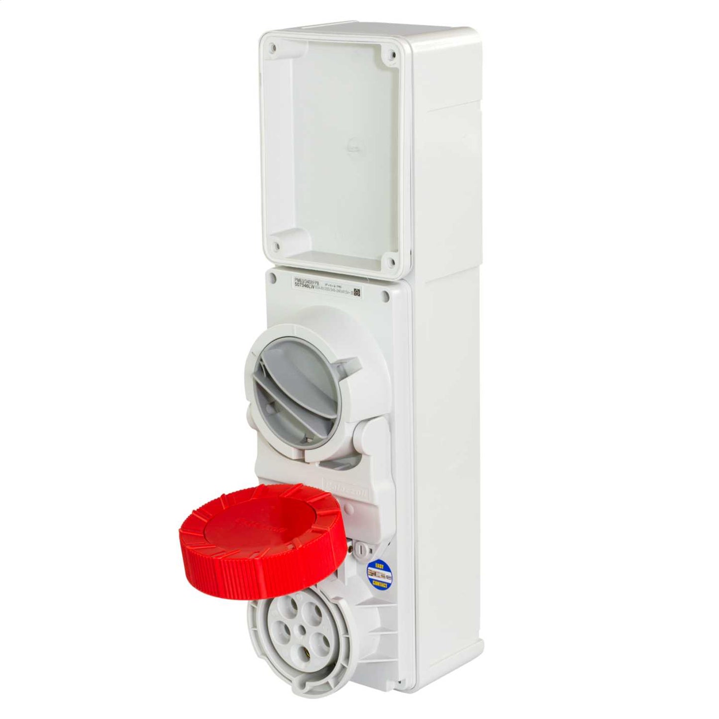 Lewden 63A 3P+N+E 415V Interlocked Switched Socket IP65