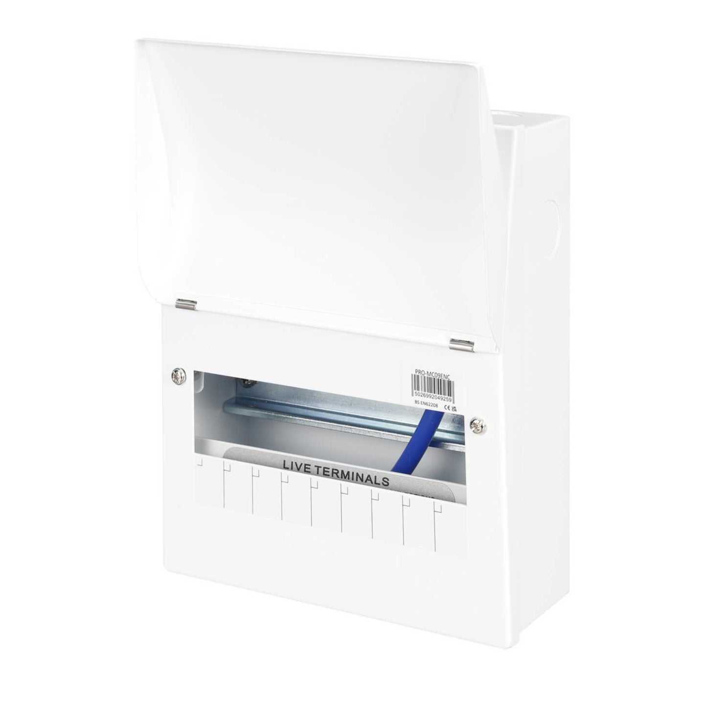 Lewden 9 Way Metal Clad Consumer Unit (No Incomer)
