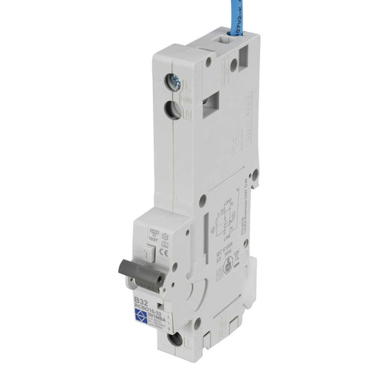 Lewden 32A 1P+N 1 Module B Curve 10kA 30mA Type A Rcbo