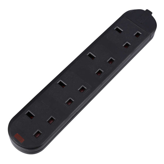 LGA Selectric 13A 4 Gang Extension Lead with Neon Black