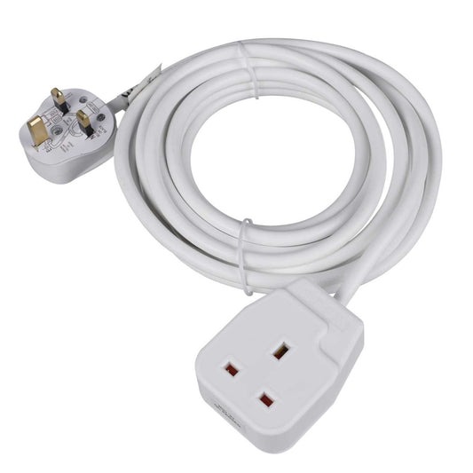 LGA Selectric 13A 5m 1 Gang Extension Lead White