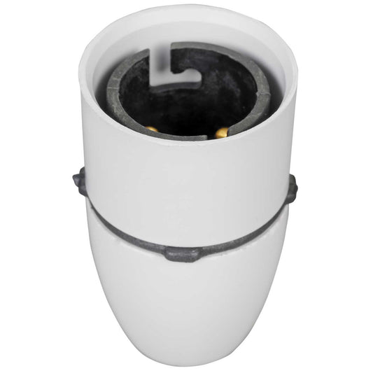 LGA Selectric Cord Grip BC Lampholder White