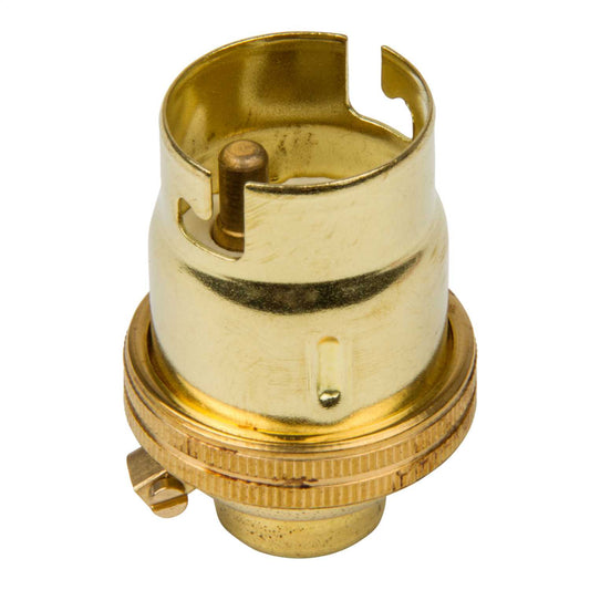 M13 x 1mm Threaded Entry Lampholder without Shade Ring (Sold in 1's)