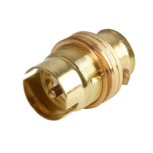 M20 X 1.5mm Threaded Entry B22 Lampholder with Shade (Sold in 1's)