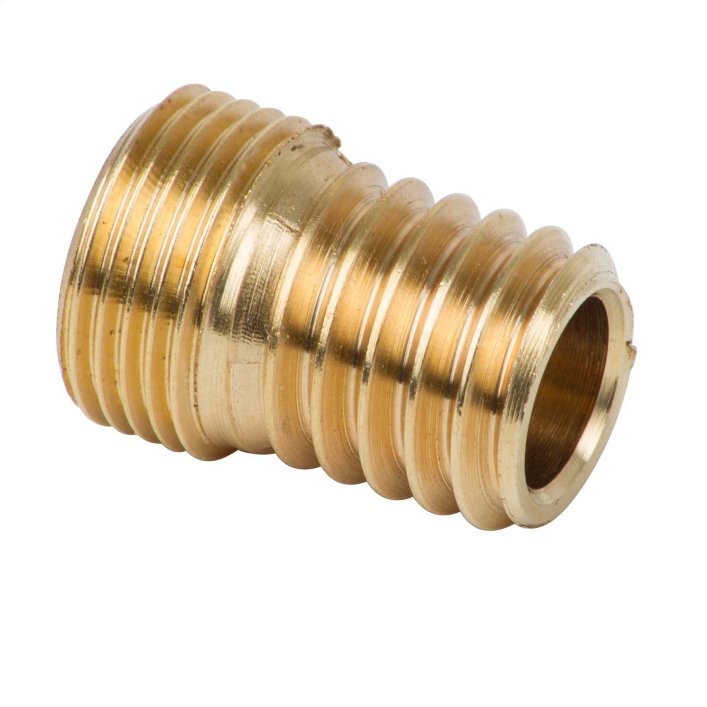 ½” Mx7/16” Whit Mx¾” Long Brass Wood Pillar Nipple (Sold in 1's)
