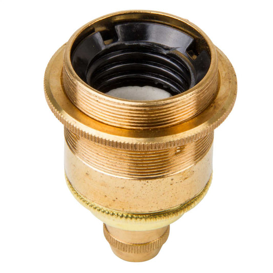 E27 ES Lampholder with Shade Ring (Sold in 1's)