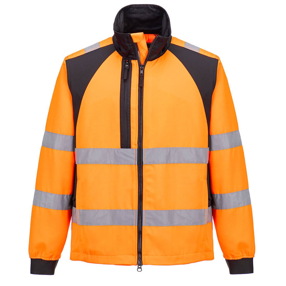 WX2 Eco Hi-Vis Work Jacket , 4XL, R, Orange/Black
