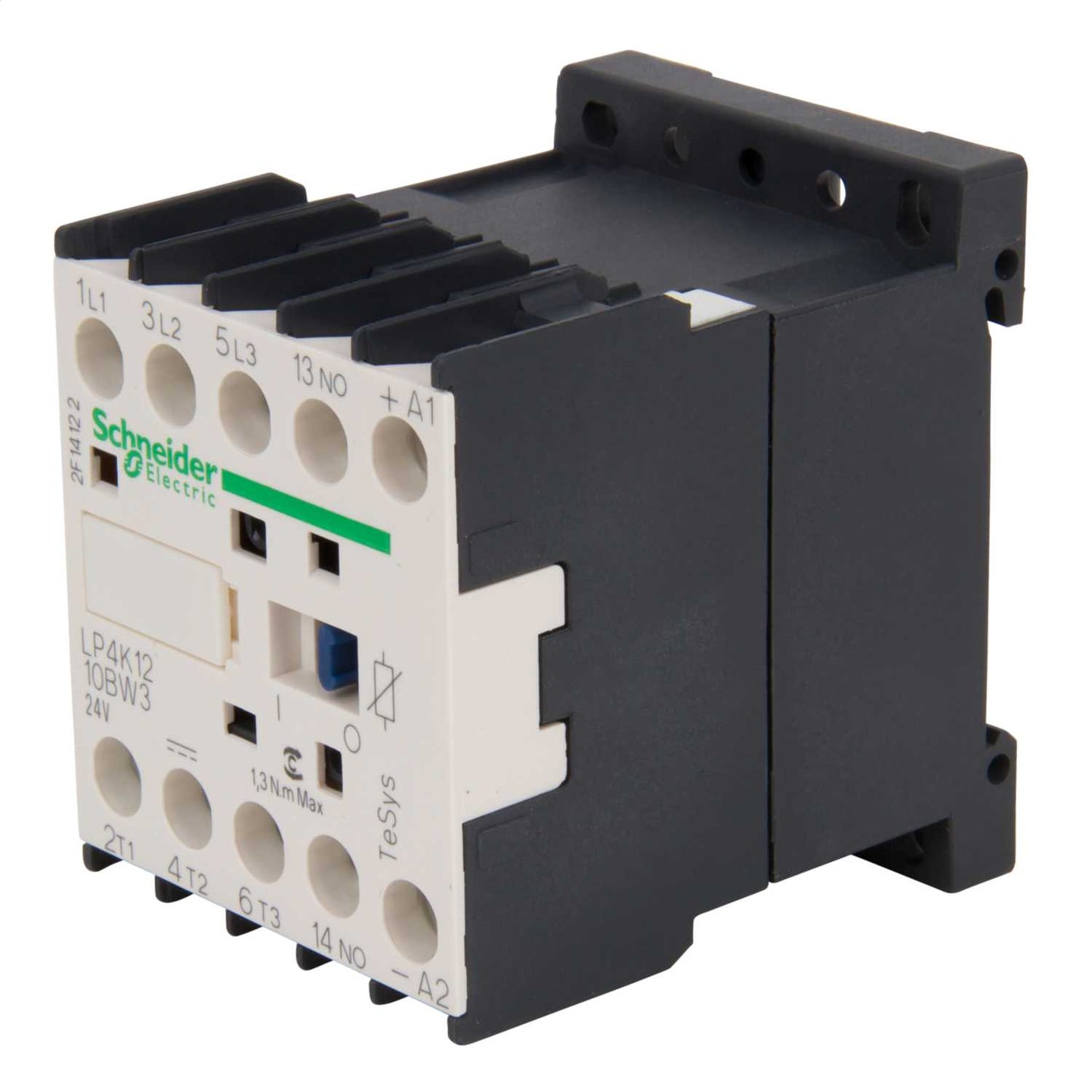Schneider TeSys 12A Contactor 3 Pole 3 NO Contacts 24V DC Coil