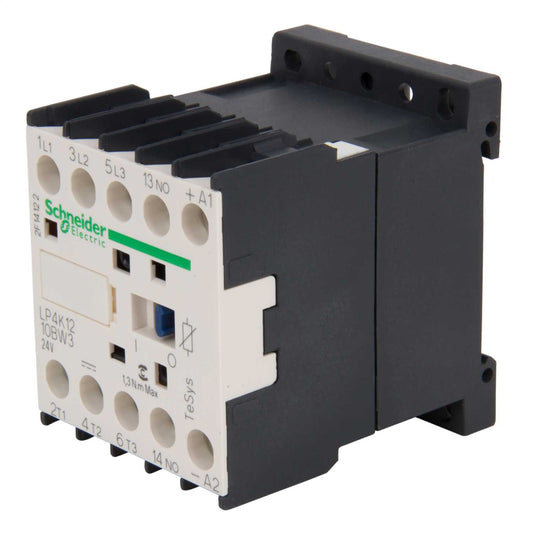 Schneider TeSys 12A Contactor 3 Pole 3 NO Contacts 24V DC Coil