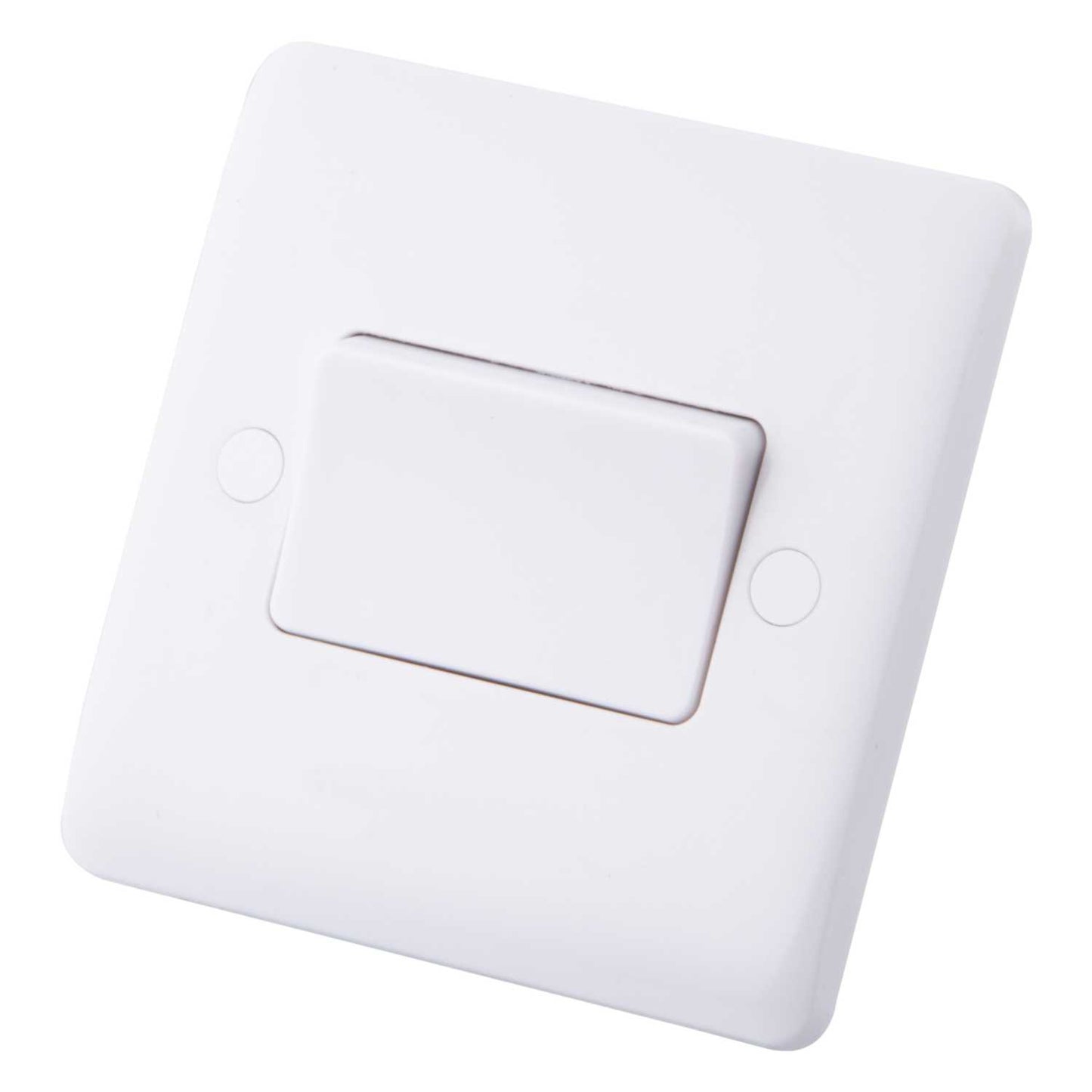 M2 Slimline 6A Triple Pole Switch White