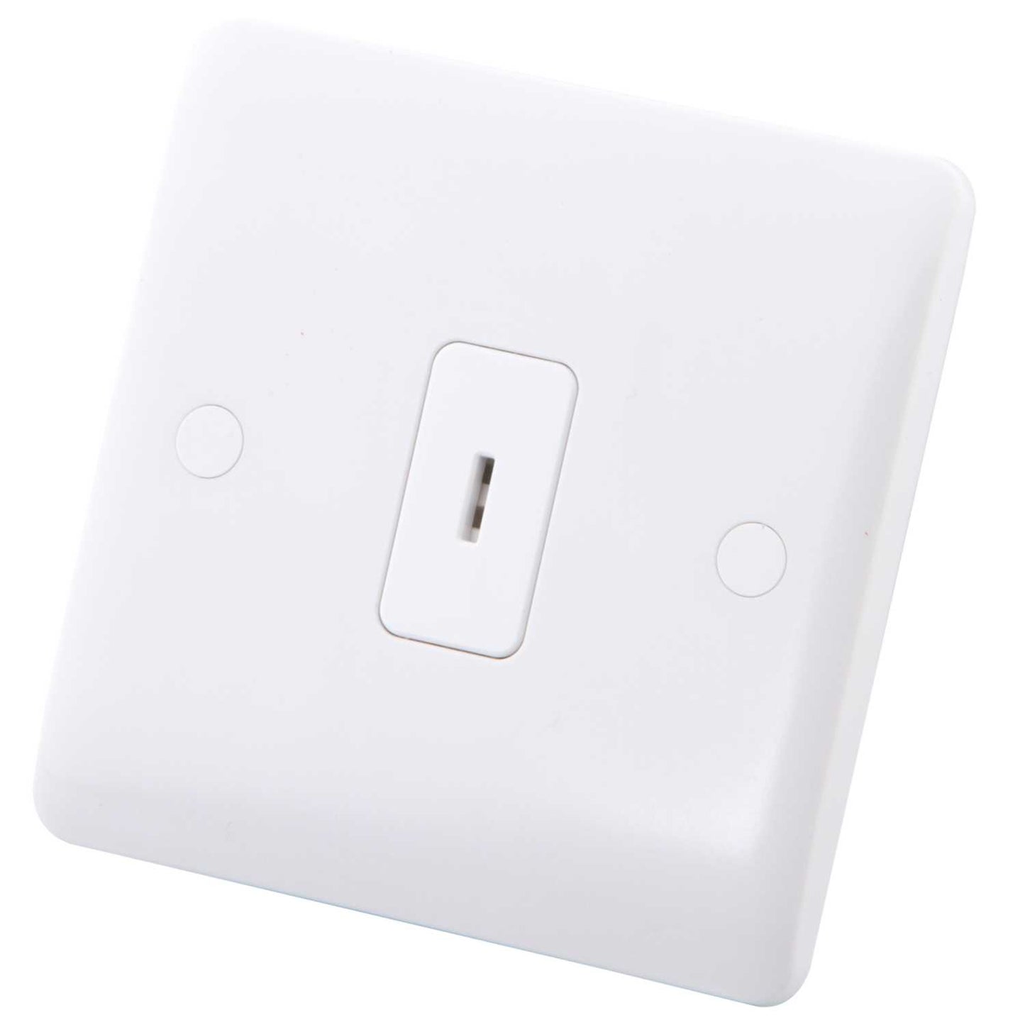 M2 Slimline 10A DP 1 Gang Key Switch White