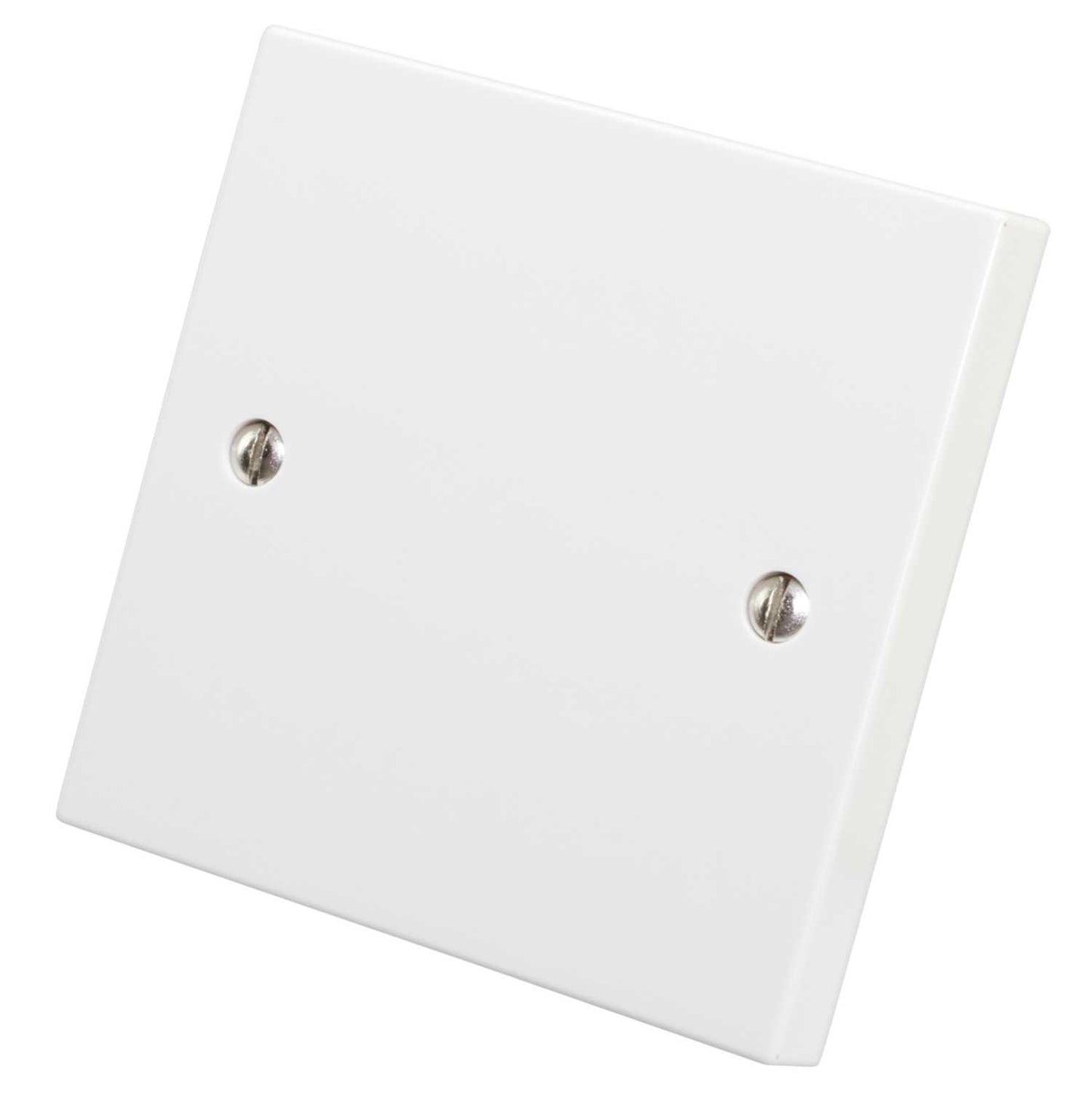 M2 Square 20A 1 Gang Flex Outlet White