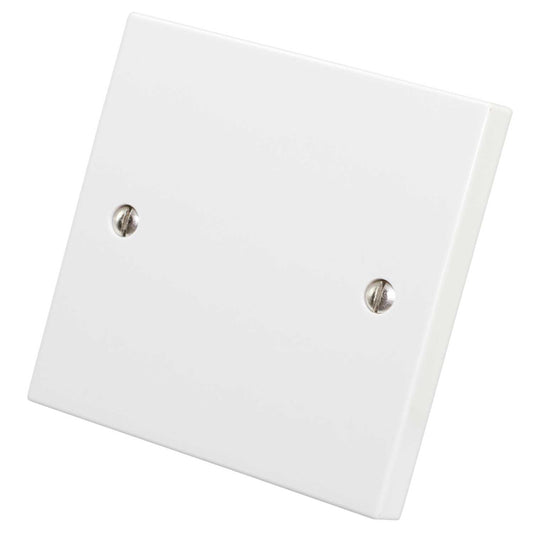M2 Square 20A 1 Gang Flex Outlet White