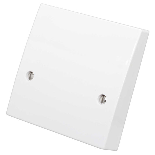 M2 Square 45A 1 Gang Cooker Outlet White