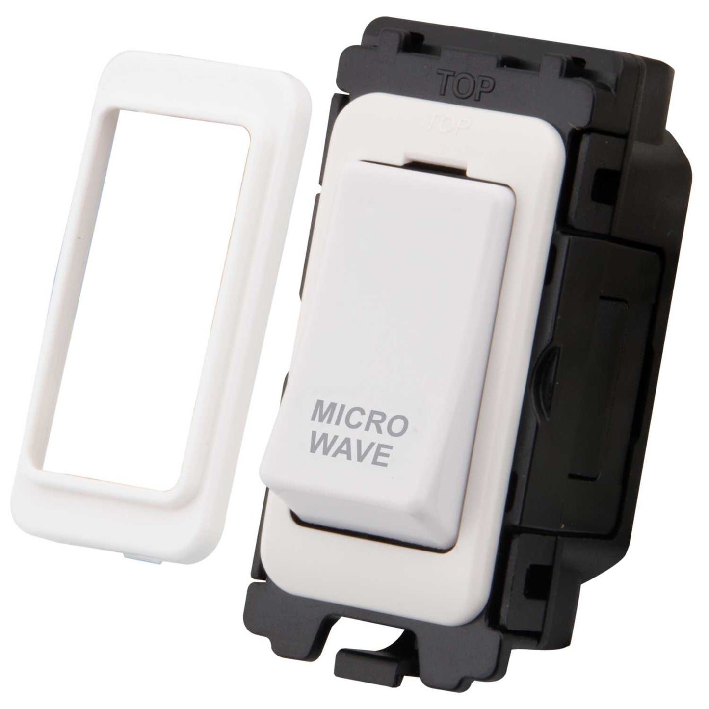 M2 Grid 20A Double Pole Grid Switch marked Microwave
