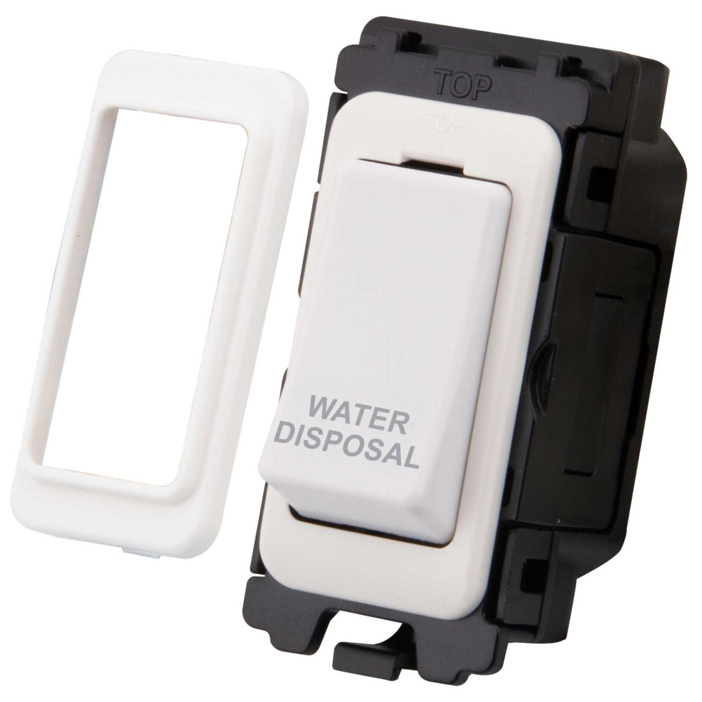 M2 Grid 20A Double Pole Grid Switch marked Waste Disposal