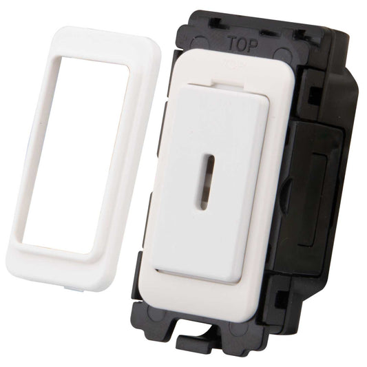 M2 Grid 20A Double Pole Grid Key Switch