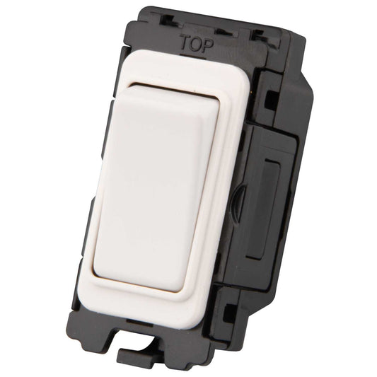 M2 Grid 20A Intermediate Grid Switch Painted Matt White