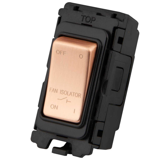 M2 Grid 6A Triple Pole Fan Isolator Grid Switch Copper