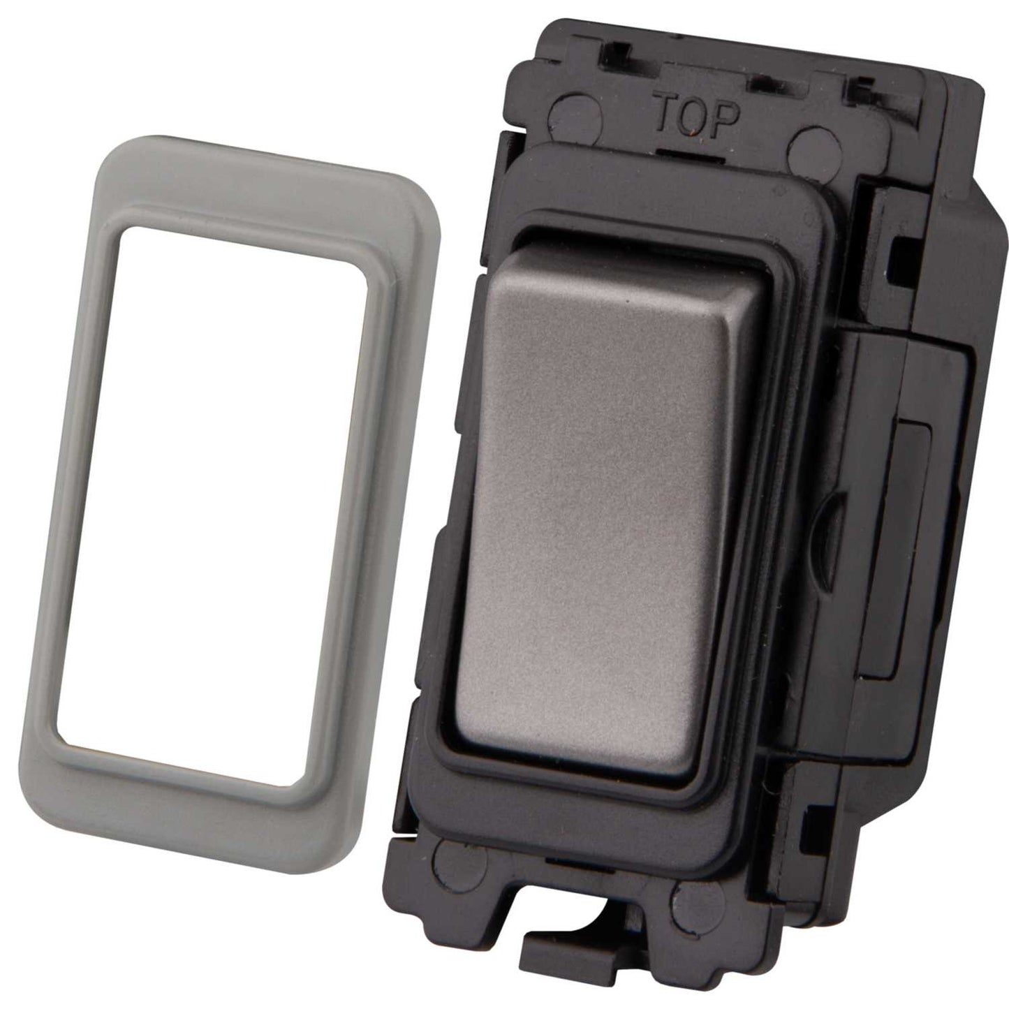 M2 Grid 20A 1 Way Grid Switch Gunmetal
