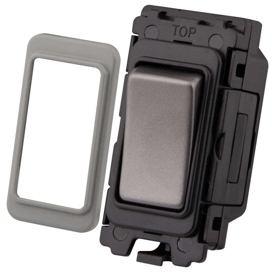 M2 Grid 20A DP Grid Switch Gunmetal